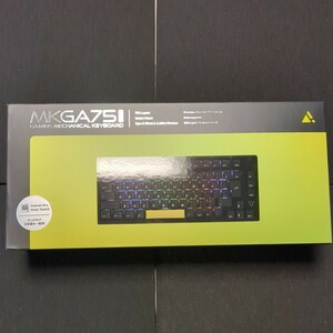 UP-MKGA75-J キーボード ワイヤレス メカニカル RGB 銀軸 ゲーミングキーボード ブラック ガスケットマウント