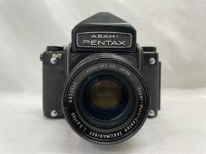 ★ ジャンク品 ASAHI PENTAX 6×7 カメラ レンズ TAKUMAR 6×7 1:2.4/105 ★