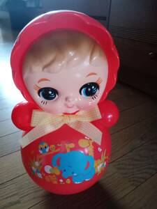  made in Japan TOY ROYAL red baby .. finished ... large * unused 