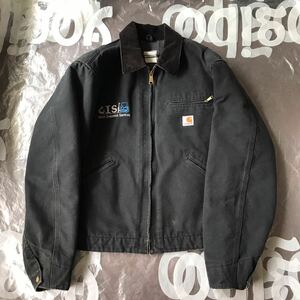 USA製 Carhartt デトロイトジャケット カーハート ダック ジャケット ブラック 黒 JACKET アクティブ　トラディショナル　チョアコート