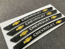 ★シボレー CHEVROLET★69★ ホイールリムステッカー 装飾バッジデカールスタイリング 傷を隠す 4枚セット 90ｍｍ アルミ 車用_画像4