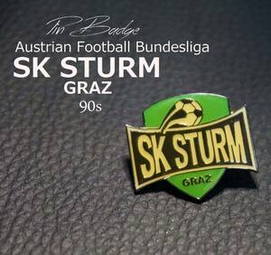 90s SKshuturum*gla-tsuSK STURM Австрия Bundesliga футбол значок /o Sim Missha 