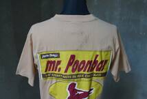  90s USA製 Poon-Tang’s BUILT IN THE USA Mr. Poonbar エロティック ジョーク 半袖 Tシャツ M_画像3