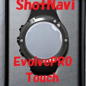【保証期間2年】ShotNavi Evolve PRO Touch ショットナビ エボルブ プロ タッチ 腕時計型 GPSゴルフナビ ゴルフ距離計 ブラック