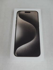 Apple　iPhone 15 Pro Max 256GB MU6R3J/A　ナチュラルチタニウム