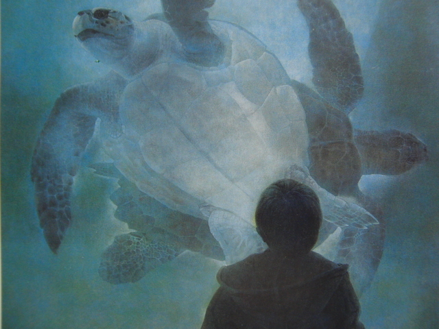 Yasuo Fujii [Tortue de mer] Livre d'art rare, Bonne condition, Tout neuf, encadré de haute qualité, livraison gratuite, peintre japonais paysage, peinture, peinture à l'huile, Nature, Peinture de paysage