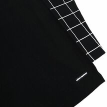E0538S 新品 uniform experiment/ L/S GRAPH CHECK CUT&SEWN カットソー【サイズ：3】ブラック Tシャツ ユニフォーム エクスペリメント_画像3