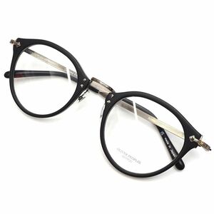 E05243 未使用品 OLIVER PEOPLES/眼鏡 【サイズ：47□24-142】マットブラック 雅 メガネ オリバーピープルズ メンズ レディース 