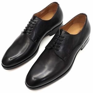 E05397 新品 MAGNANNI/プレーントゥ レザーシューズ 【サイズ：39】 ダークグレー 革靴 マグナーニ メンズ