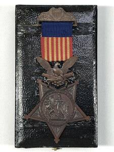 アンティーク　陸軍名誉勲章　ファーストタイプ　共箱　アメリカ合衆国　1862年-1895年　