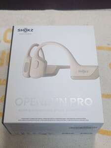 shokz openrun pro 骨伝導イヤホン ベージュ