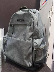 [ beautiful goods ] on goods TUMI Tumi DALSTON MASSIE backpack rucksack bag leather nylon high capacity gray A4