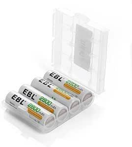 EBL single 3 rechargeable battery rechargeable nickel water element rechargeable battery 4 pcs insertion . high capacity AA battery 2800mAh. long-lasting recycle use possibility single three charge 