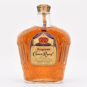 未開栓 シーグラム クラウンロイヤル ファインデラックス ウイスキー Crown Royal Fine De Luxe Whisky 1957 750ml 43度 古酒 希少 #106