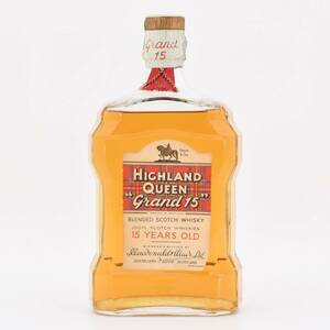 未開栓 ハイランドクイーン グランド15年 スコッチウイスキー HIGHLAND QUEEN grand 15 YEARS OLD SCOTCH WHISKY 760ml 43% 古酒 希少 #110