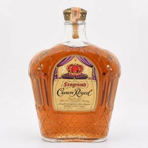 未開栓 シーグラム クラウンロイヤル ファインデラックス ウイスキー Crown Royal Fine De Luxe Whisky 1957 760ml 43度 古酒 希少 #121