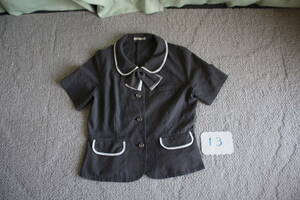 OL форма * офисная работа одежда Amatir чёрный .. over блуза 13 номер 