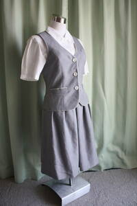 ＯＬ制服・事務服 Lemidiグレーベスト・スカートセット ７/９号