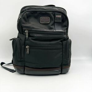 1円 【美品】 TUMI トゥミ リュック バックパック バリスティックナイロン 通勤 A4 レザー 黒 ブラック ブラウン メンズ の画像2