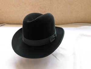 極美品 究極 Borsalino 50sヴィンテージ 6スター 中折ハット M