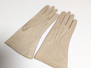  dead stock USA Vintage natural beige peka Lee glove 7