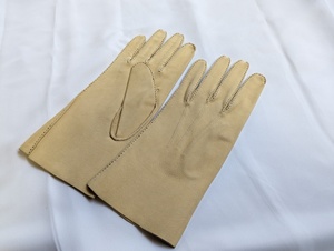  worcester made era! Dents Vintage dos gold leather gloves 