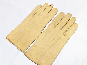 UK Vintage now . is .. did leather dos gold leather gloves 