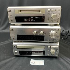 02820 CD player SANSUI MD CD stereo together operation not yet verification junk 