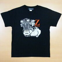 ★半額セール!!★「Z KAWASAKI LEGEND」（Sサイズ）エンジンTシャツ KAWASAKI Z1 Z2 Z750 Z900 Z1000 当時物 旧車 カワサキ70’s_画像5