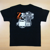 ★半額セール!!★「Z KAWASAKI LEGEND」（Sサイズ）エンジンTシャツ KAWASAKI Z1 Z2 Z750 Z900 Z1000 当時物 旧車 カワサキ70’s_画像3