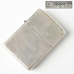 火花確認済 ZIPPO/ジッポ BRADFORD MADE IN U.S.A 2004 オイルライター 骨董 古美術 古道具 古玩 アンティーク