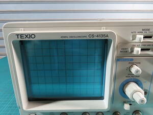 TEXIO Kenwood CS-4135A 40MHz OSCILLOSCOPE オシロスコープ General Oscilloscopes 通電確認済み（206)