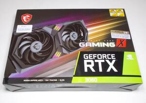 新品　MSI　GeForce RTX 3060 GAMING X 12G　即決　送料無料