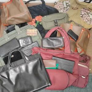 BURBERRY　Calvin Klein　LANCEL　他　ブリーフケース　巾着　レザー　ウォレット　財布　カードケース　ボストンバッグ　手提げ　セット