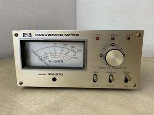 【ジャンク品】DAIWA　SW-210　SWR＆POWERMETER　SWRメーター　パワー計　2421s0004