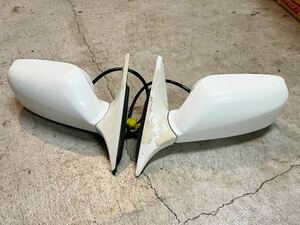  Nissan NISSAN Cima? Y33? door mirror left right set white Junk 