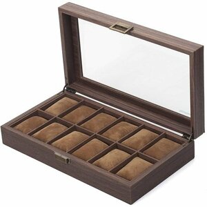  new goods Reodoeer 1 2 ps for collection case wristwatch storage box wristwatch storage case wood grain PU 70