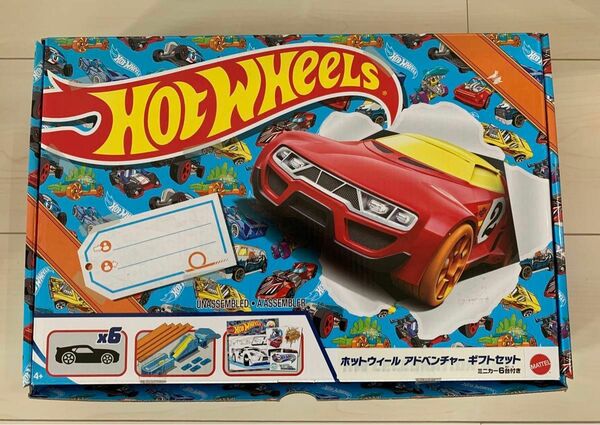 美品！hotwheels アドベンチャーギフトセット ミニカー6台付 ホットウィール 