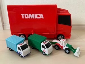 トミカ 50周年非売品ミニカー 3台＋収納トラック 美品