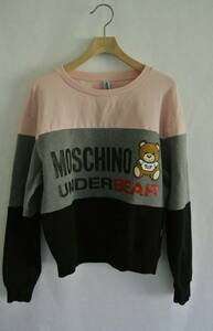 ベアー 熊 Moschino under bear モスキーノ スウェット パンツ スポーツ ルームウェア ジョガーパンツ　USA XS　