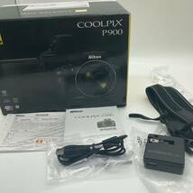 【元箱】　ニコン Nikon COOLPIX P900用元箱 ストラップ 充電ケーブル 説明書 保証書_画像1