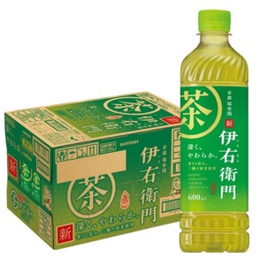 [ postage included ] Suntory green tea . right .. tea 600ml × 24ps.@ consumption time limit 24 year 12 month label less also equipped.
