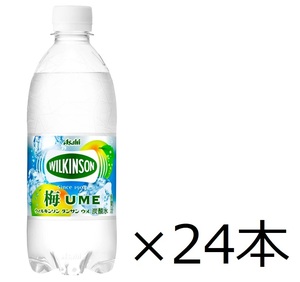 【送料込み】アサヒ飲料 ウィルキンソン タンサン ウメ　UME 500ml × 24本　消費期限24年11月