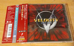 【MR.BIG関連】VELOCITYの98年Impact国内帯付き廃盤CD。