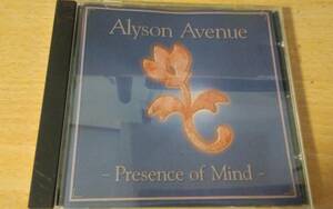 【Nightwishの女性vo】ALYSON AVENUEの00年Presence Of Mind廃盤CD。