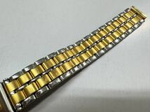 オメガ ステンレスベルト ラグ幅10mm用　OMEGA stainless steel bracelet ゴールドコンビ　L-1_画像4