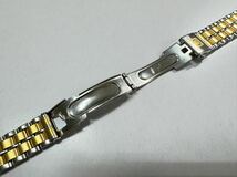 オメガ ステンレスベルト ラグ幅10mm用　OMEGA stainless steel bracelet ゴールドコンビ　L-1_画像5