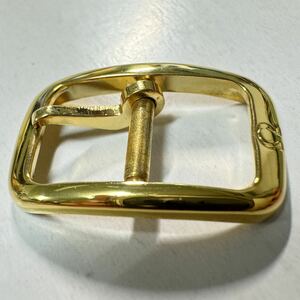 オメガ 尾錠 10mm幅 OMEGA バックル　stainless steel buckle ゴールド　金色　GOLD み-10