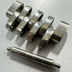 オメガ 1037 幅15mm コマ OMEGA stainless steel bracelet parts O-2