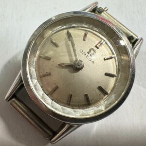 オメガ 11026 61 cal.485 手巻き カットガラス レディース　OMEGA vintage watch 不動ジャンク品　junk ミ-2